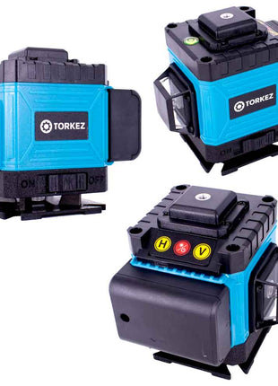 Nível Laser 12 Linhas Profissional com 2 Baterias 3000mAh - Torkez