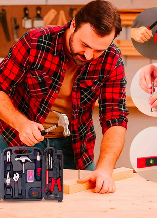 Kit jogo de ferramentas com 174 peças e maleta completa
