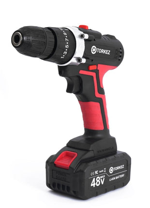 Parafusadeira sem fio 48V com 2 baterias - Torkez - 48V - BIVOLT