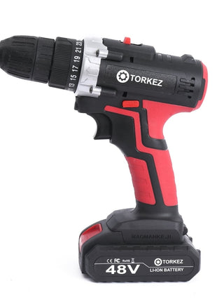 Parafusadeira sem fio 21V com 2 baterias - Torkez - 21V - BIVOLT
